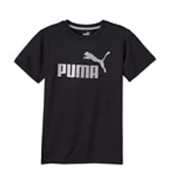 Puma Other - Puma Black Crewneck Graphic Print Short Sleeve Performance Tee Size XL